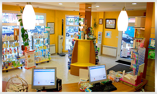 La Farmacia vista desde el mostrador